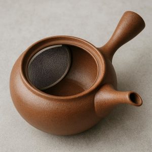 Japanese Teapot with Built-In Strainer - Fine Mesh Filter, Easy to Clean