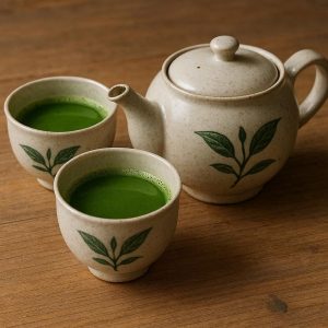 Authentic Japanese Tea Set - Porcelain Teapot & Cups, Perfect for Matcha & Sencha
